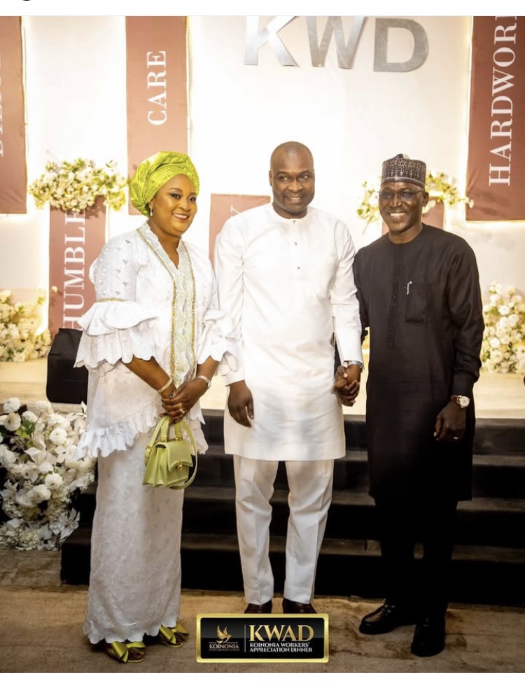 Apostle with a couple at KWAD